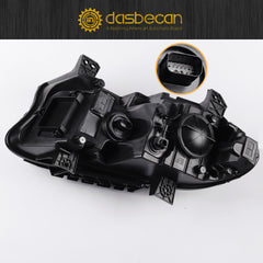 Right Passenger Side Halogen Model Headlight Assembly with LED DRL & Turn Signal Light Compatible With Dodge Charger 2015 2016 2017 2018 Replaces# 68214398AB 68214398AD