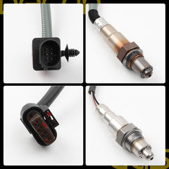 Oxygen O2 Sensor 4PCS Compatible with Ford F-150 2017-2020,Expedition 2018-2022, Lincoln Navigator 2021-2022 3.5LTurbo EcoBoost Left Right Upstream & Downstream Replaces# 234-5174 234-8017 - Dasbecan