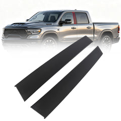 Dasbecan Front Door B-Pillar Trim for 2019-2026 Ram 1500 DT Pair Set