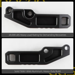 Dasbecan Rear Tow Hooks Compatible with 2024-2026 Toyota Tacoma