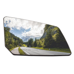 Right Passenger Side Mirror Glasses Assembly with Plastic Backing Plate Heated Glass Compatible With GMC Acadia Chevy Traverse Saturn Outlook Replaces 15951928 30223 80223