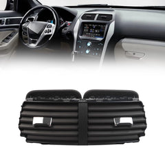 A/C Heater Vent Compatible with 2016-2019 Ford Explorer Dual Center Dash Air Vent Center Dashboard Air Outlet Louver Replace# FB5Z19893AD FB5Z-19893-AD