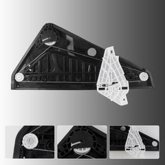Dasbecan Front Left Window Regulator Compatible with Hyundai Veloster 12-17
