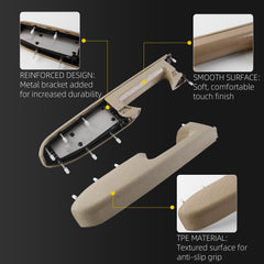 Beige Armrest Repair Kit Left Driver Side Compatible with 2010-2014 Chevrolet Silverado 1500 2500 3500 HD and GMC Sierra 1500 2500 3500 HD OEM 22818465 20874800 20920830 20924566 23402964