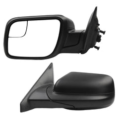 Left Driver Side Mirror Compatible with Ford Explorer 2011-2019 Power Glass Manual Folding Non-Heated Replaces GB5Z17683AB