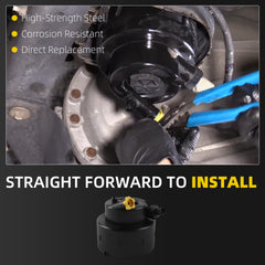 Fuel Filter Cap Compatible with Ford F-250 F-350 F-450 F-550 Super Duty 2011-2016 Replaces# BC3Z-9G270-D BC3Z-9G270-A BC3Z-9G270-B BC3Z-9G270-C