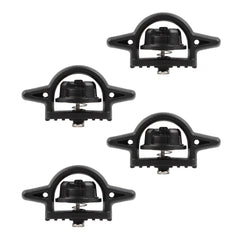 PT278-35112 4PCS Tie Down Bed Cleat PT278-35112 Compatible with Toyota Tacoma 2005-2021 Tundra 2007-2021 Fits for Deck Rail System Truck Replace OE# PT278-35160
