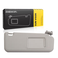 Front Right Passenger Sun Visor Gray Compatible with Toyota RAV4 2006 2007 2008 2009 2010 2011 2012 2013 Replaces# 74310-42452-B2