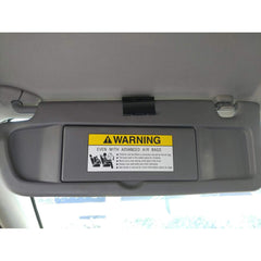 Clear Gray Pair Sun Visor Compatible with Honda Civic 2006-2011 Replaces# 83280-SNA-A01ZC 83230-SNA-A01ZC