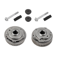 Engine Timing VVT Camshaft Sprocket Kit Compatible with Chevy Cruze Sonic Aveo Trax 1.6L 1.8L 2010-2020 Intake Exhaust Cam Phaser Gear Replaces# 55568386 55567048 12992410