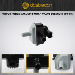 Vapor Purge Vacuum Switch Valve Solenoid Compatible with Toyota Tacoma Highlander Sienna Lexus IS300 IS350 RX350 2016-2022, Vapor Canister Purge Solenoid Replaces# 25860-0P090 25860-31110