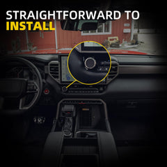 Volume Knob Display Power Radio Controller Replacement Compatible with Toyota Tundra Sequoia 2022 2023 2024 2025 Replaces# 86128-0C060 86128-0C050 86128-AN010