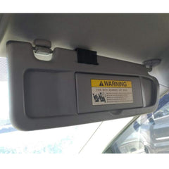 Clear Gray Right Passenger Side Sun Visor Compatible with Honda Civic 2006-2011 Replaces# 83230-SNA-A01ZC