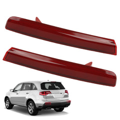 Left Right Rear Bumper Reflector Lamp Compatible with Acura MDX 2010-2013 Driver Passenger Side Reflector Light Trim Replace# 33555-STX-A11 33505-STX-A11