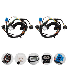 Rear Door Harness with Connectors Wiring Harness 2-Piece Compatible with Dodge Ram 1500 2500 3500 4500 5500 2004-2010 Replaces# 56051931AA 56051931AB 645-506