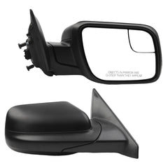 Right Passenger Side Mirror Compatible with Ford Explorer 2011-2019 Power Glass Manual Folding Non-Heated Replaces GB5Z17682AB