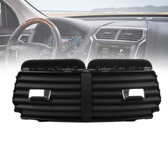 A/C Heater Vent Compatible with 2011-2015 Ford Explorer Dual Center Dash Air Vent Center Dashboard Air Outlet Louver Replace# BB5Z-19893-AD BB53-19C681-AM35B8