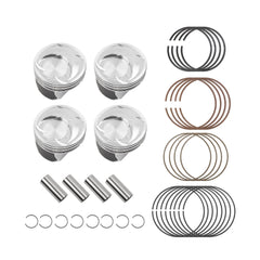 Engine Piston&Pin&Snap Ring Kit Compatible with Hyundai Sonata 2011-2019 Kia Optima 2011-2019 Kia Sorento 2011-2019 Kia Sportage 2014-2019 Replace# 230402G200
