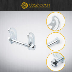 K100026 Alignment Caster Camber Bolt Adjusting Kit Fit for Chevy Siverado Suburban Tahoe Express GMC Savana Yukon 45K5012, 545-510,MS50067 Allows +/- 1.5 Degree