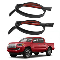2Pcs Roof Drip Molding Weatherstrip Compatible with Toyota Tacoma Double CAB 2016-2023,Left & Right Side Roof Trim Weather Stripping Rubber Seal Kit Replaces# 75552-04080 75551-04080