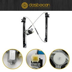 Front Driver Side Power Window Regulator with Motor Assembly Comptible with Discovery L462 2017-2020 Replace #LR083211(6Pins)