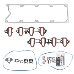 New Intake Manifold Gasket Set Compatible with 1999-2009 Chevrolet Buick GMC Saab 4.8L 5.3L 6.0L Replaces# MIS16340 MS98016T MS18145 MS50049
