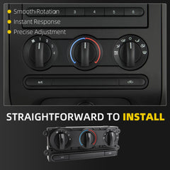 599-172 AC Control Panel Compatible with Ford F-150 & Ford Lobo 2005-2008, HVAC Climate Control Module Replaces 599172 5L3419980AA - Dasbecan