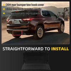 Dasbecan Rear Trailer Hitch Cover for 2018-2021 Chevy Traverse L/LS/RS/LT