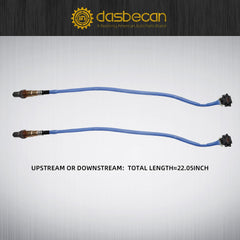 Oxygen O2 Sensor 2344528 2344527 2PCS Upstream & Downstream Compatible with 2011-2016 Chevrolet Cruze 1.8L 2012-2018 Chevrolet Sonic 1.8L 2011 Saab 95 2.8L