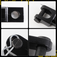 Dasbecan 2 Sets Rev A Tow Hooks Kit Compatible with Peterbilt Kenworth