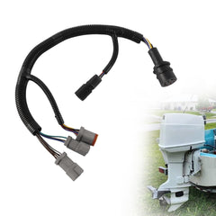 Engine Adapter Harness Compatible with 1976-1995 Johnson/Evinrude For Adapting Older Chassis To Newer Deutsch Control Cables Replaces 423-6344 176344
