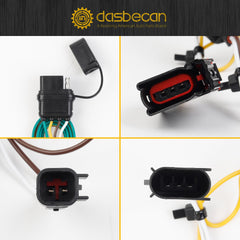 56426 Trailer Wiring Harness Vehicle-Side Custom 4-Pin Compatible with Jeep Grand Cherokee 2014-2021