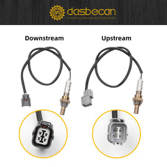 234-4092 234-4123 O2 Sensor Compatible with 2001-2005 Honda Civic L4-1.7L(D17a7 Engine) Upstream and Downstream Oxygen Sensors