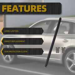 Panoramic Sunroof Sun Shade Corn Curtain Cover Compatible with VW Jetta Golf Tiguan Sharan Audi Q5 2008-2017 Replaces# 1K9877307B Black