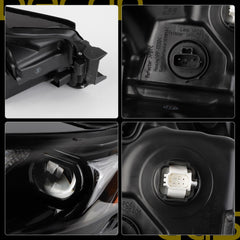 Headlight Assembly Compatible With Toyota Camry SE LE 2024 2025 Left+Right Side Replace#81110AQ010 81110-AQ010 81150AQ010 81150-AQ010