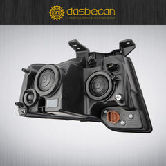 Halogen Headlamp Compatible With Ford Expedition 2015-2017 Left Driver Side Headlight Assembly Chrome Housing Replaces# FL1Z13008H FO2502346