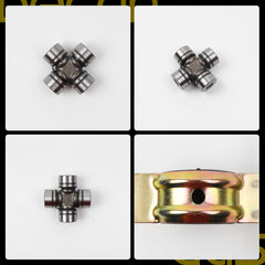 Drive Shaft Center Support Bearing and U-Joints Kit Set Compatible with Toyota Tacoma 2005-2015 2WD 4WD Replaces# 37230-0K040 5-213X - Dasbecan