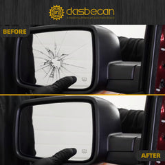 Passenger Side Mirror Compatible with 2014-2018 Ram 1500, 2013-2018 Ram 2500 Right Door Mirror with Power Folding, Heated Glass, Turn Signal, Puddle Light, Chrome Cover 11pins