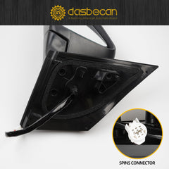 Left Driver Side Mirror Compatible with Toyota Corolla 2014-2019 Power Glass Heated Paint to Match Door Mirror Assembly Replaces TO1320294 8794002F31C0 Black 5Pins