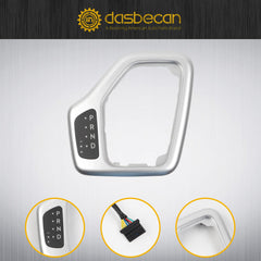 601-402 Shifter Bezel with Harness Compatible with Jeep Cherokee 2014-2018 Center Transmission Bezel Sliver Replace OE# 68413957AA 5YD27LS5AA