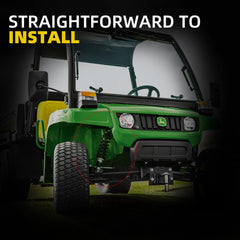 AM130448 Front Shock Absorber Suspension Compatible With Gator TH TS TX Turf Diesel Trail Worksite Military Replace# AM130448