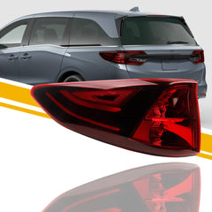 Left Driver Side Tail light Assembly Compatible With 2023-2024 Honda Odyssey Rear Light TailLamp Replace# 33550THRA11 HO2804131