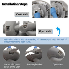 Right Passenger Side Sun Visor Compatible with Honda CRV CR-V 2017-2022,with Vanity Light | Makeup Mirror| Gray, Replace# 83230-TLY-H11ZB 83280-TLA-A62