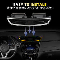 Center Dash A/C Vent Compatible with Nissan Rogue 2014-2020, Rogue Sport 2017-2022 Dashboard AC Vent Trim Replace# 68750-6MA0A, 68750-6FL0A, 68750-5HA0A