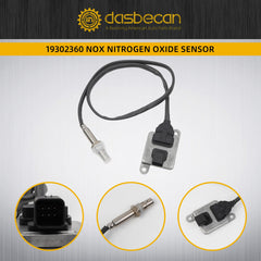 19302360 Nitrogen Oxide Sensor Nox Downstream Rear Outlet Sensor Compatible with GMC Savana Sierra, Chevrolet Express 2500 3500 4500 Silverado 2010-2015 Replaces# 19301329 5WK96645F NOX003