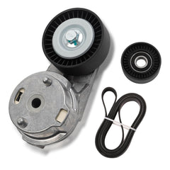 39269 Serpentine Belt Drive Tensioner Pulley Component Kit Compatible with Jeep Wrangler 2007-2011, Replace# 89607 38018 6PK2285