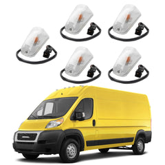 Front Roof Marker Lamp Assembly Roof Running Light Compatible with Ram ProMaster 1500 2500 3500 2014-2023 Replace# 926-109 68232473AA 68232473AB 68232473AC (5 Pack)
