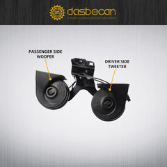 Horn Assembly With Bracket Compatible with Ford Explorer 2016 2017 2018 2019 2.3L L4 3.5L 3.7L V6 Replace# GB5Z-13832-A