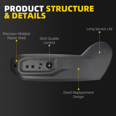 Seat Trim Panel Compatible with Toyota Sequoia 2023-2025, Toyota Tundra 2022-2025, Driver Seat Cover Replaces# 71806-0C100-C0 71806-0C101-C0 - Dasbecan