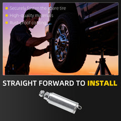 Spare Tire Carrier-Lock Assembly Compatible with Ford F-250 F-350 F-450 Super Duty 2011-2016 Replaces# BC3Z-1A380-A 6C3Z-1A380-A BC3Z1A380A 6C3Z1A380A